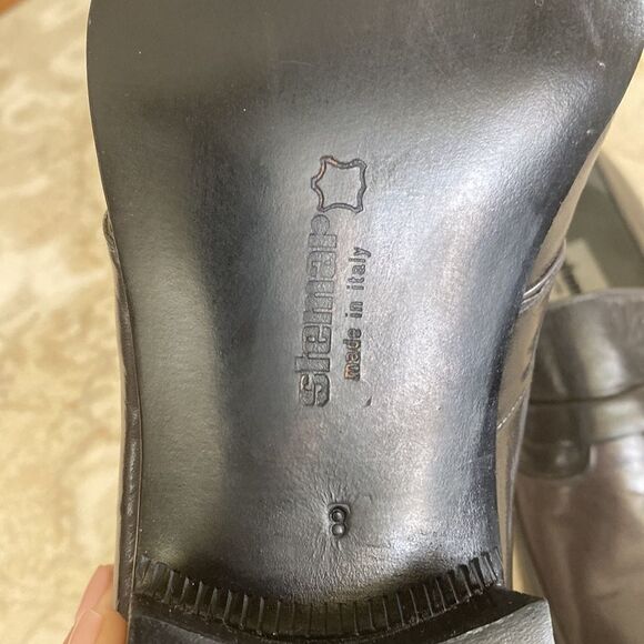 New! Stemar Made in Italy Grey Leather Dress Loafers Vintage New Old Stock - Picture 13 of 13